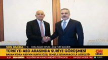 SON DAKİKA... Dışişleri Bakanı Hakan Fidan, Tom Barrack'ı kabul etti