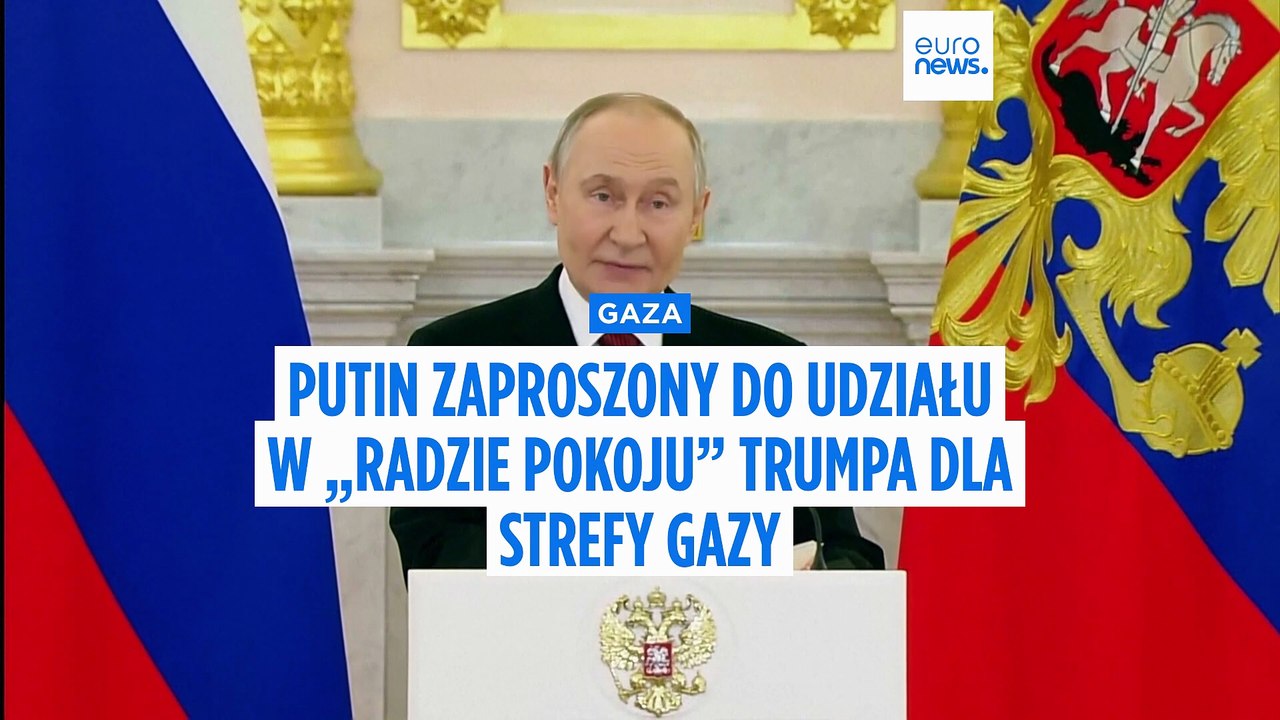Prezydent Rosji zaproszony do udziału w "Radzie Pokoju" Trumpa dla Strefy Gazy, twierdzi Kreml