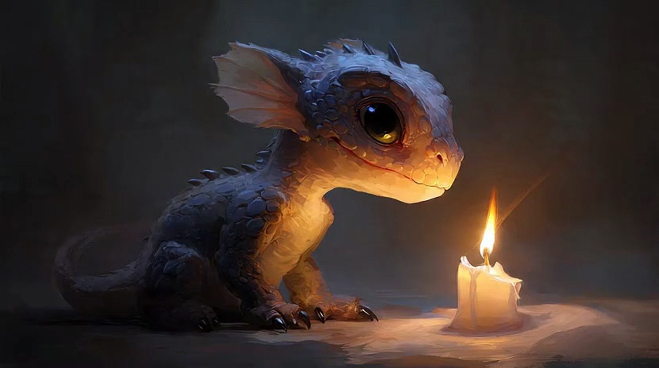 A tiny dragon