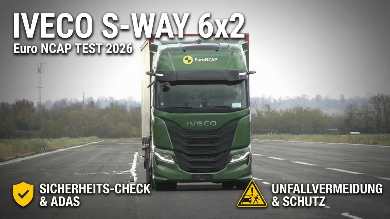 Neue Bewertung: Euro NCAP testet IVECO S-WAY 6x2 Rigid 2026
