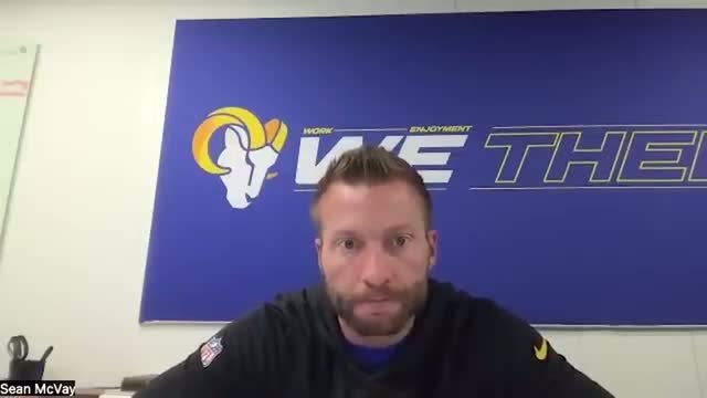 AMERICAN FOOTBALL: NFL: Los Angeles Rams news conference (McVay)
