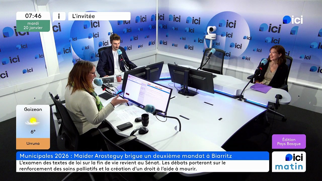 Maider Arosteguy, maire de Biarritz candidate à sa propre succession, invitée d'ICI Euskal Herri
