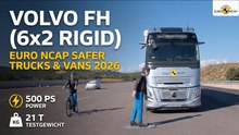 2026 Volvo FH (6x2 Rigid) mit Top-Tech & 21 t im Crashtest bei NCAP