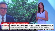 Taxa de Natalidade da China cai a nível mais baixo já registrado