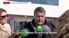 Un familiar de varias víctimas en Adamuz estalla en TVE contra Renfe: "Los muy sinvergüenzas no me dan información"