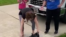 hoverboard fail: mom tries to show off and takes epic tumble|| Heartsome 💖