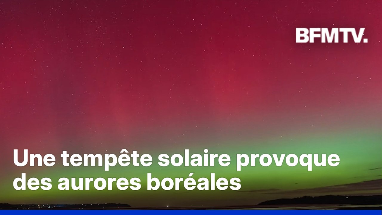 Les images d'impressionnantes aurores boréales après la plus puissante tempête solaire depuis 2003