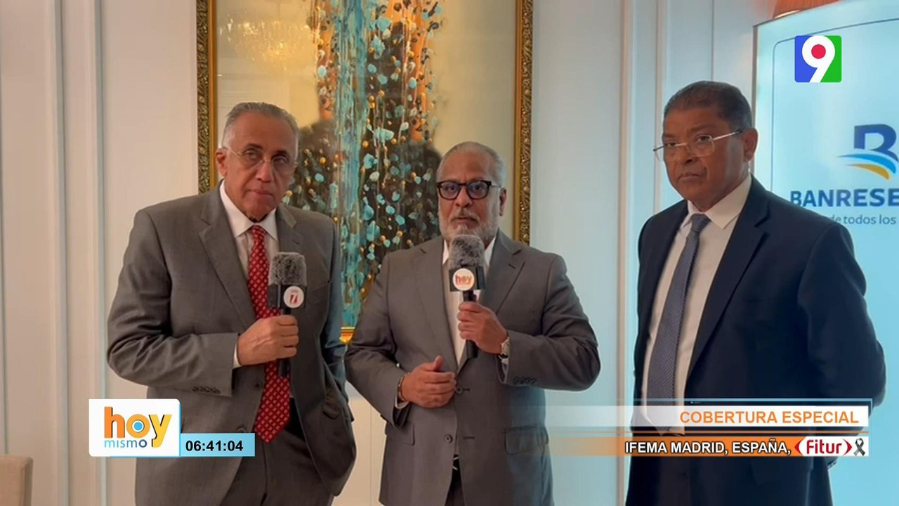 Luisin Mejía en Fitur: ¡Encuentro Clave con el Cónsul Dominicano en España! | Hoy Mismo