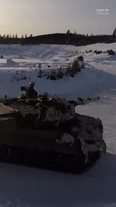 Can a 70-Ton Abrams Drift on Ice?