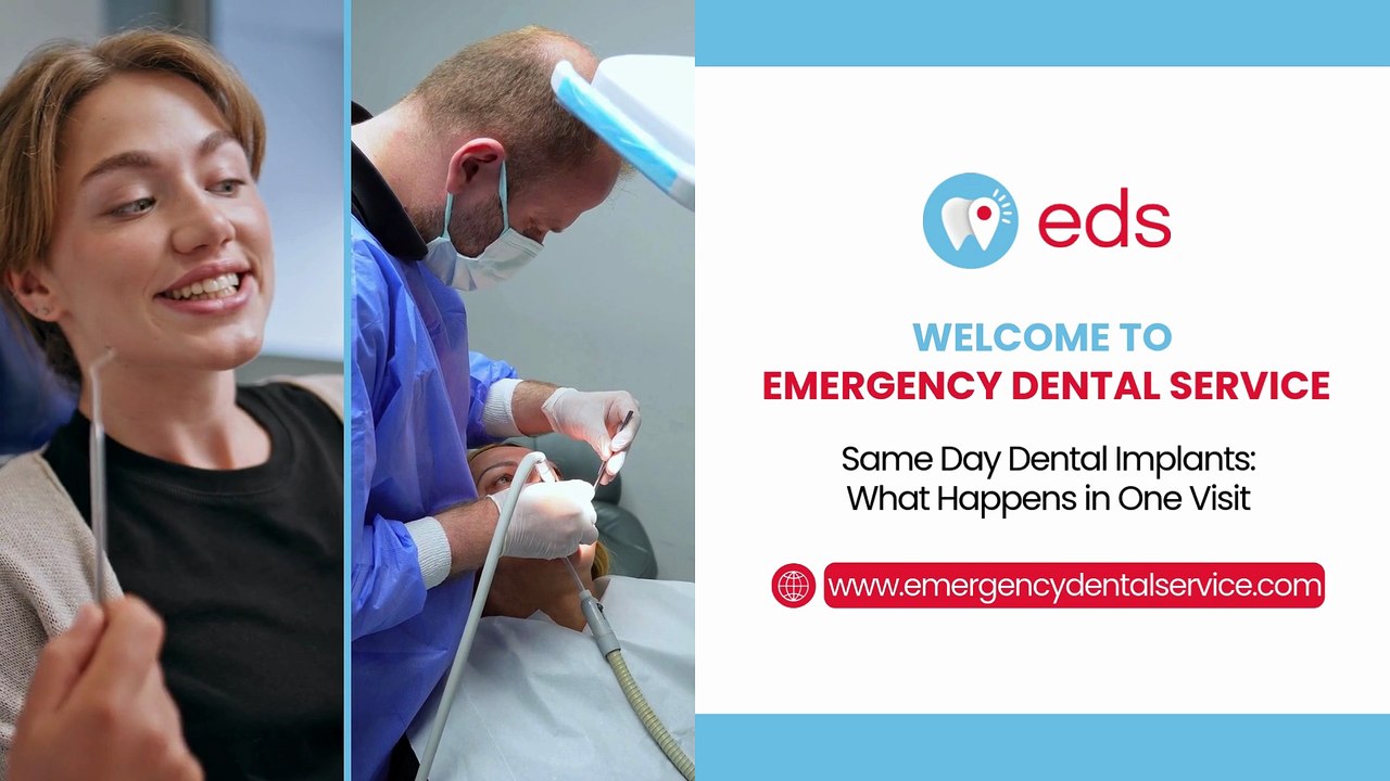 Same Day Dental Implants - What Happens in One Visit | Emergency Dental Service