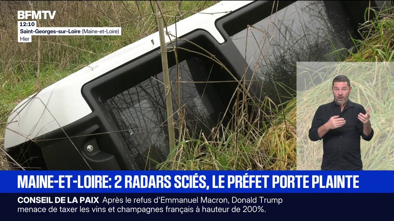 Deux radars sciés dans le Maine-et-Loire, le préfet porte plainte