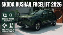 Skoda Kushaq Facelift 2026 mit neuem Design & Top-Ausstattung