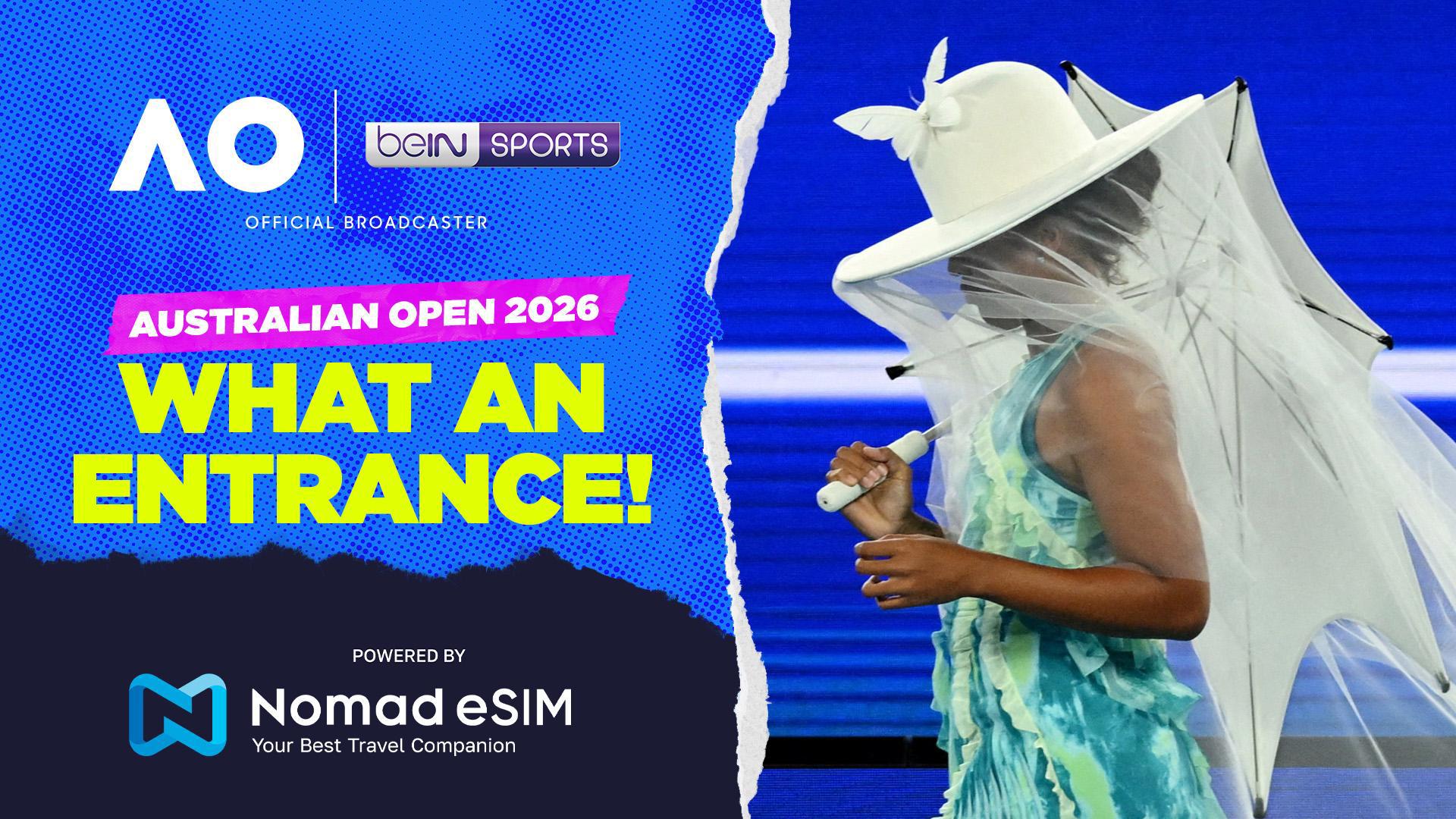 Naomi Osaka stuns the crowd with spectacular entrance! | Australian Open 2026 | Moments