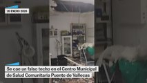 Se cae un falso techo en el Centro Municipal de Salud Comunitaria Puente de Vallecas