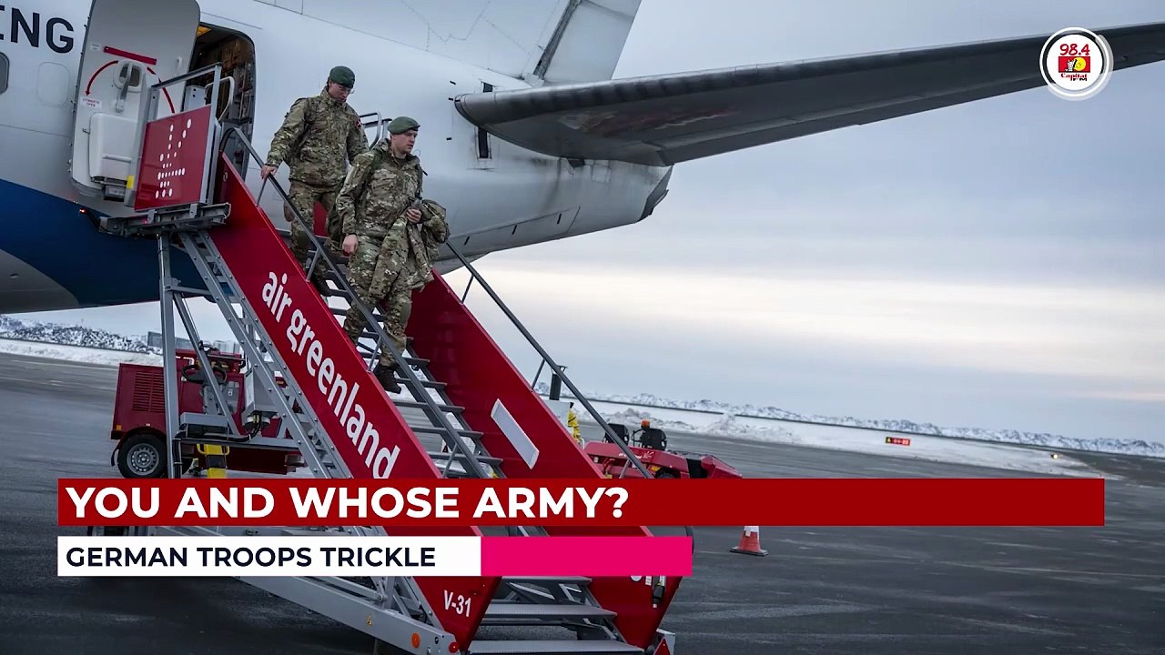 Danish, German troops trickle into Greenland amid Trump's tariff threats