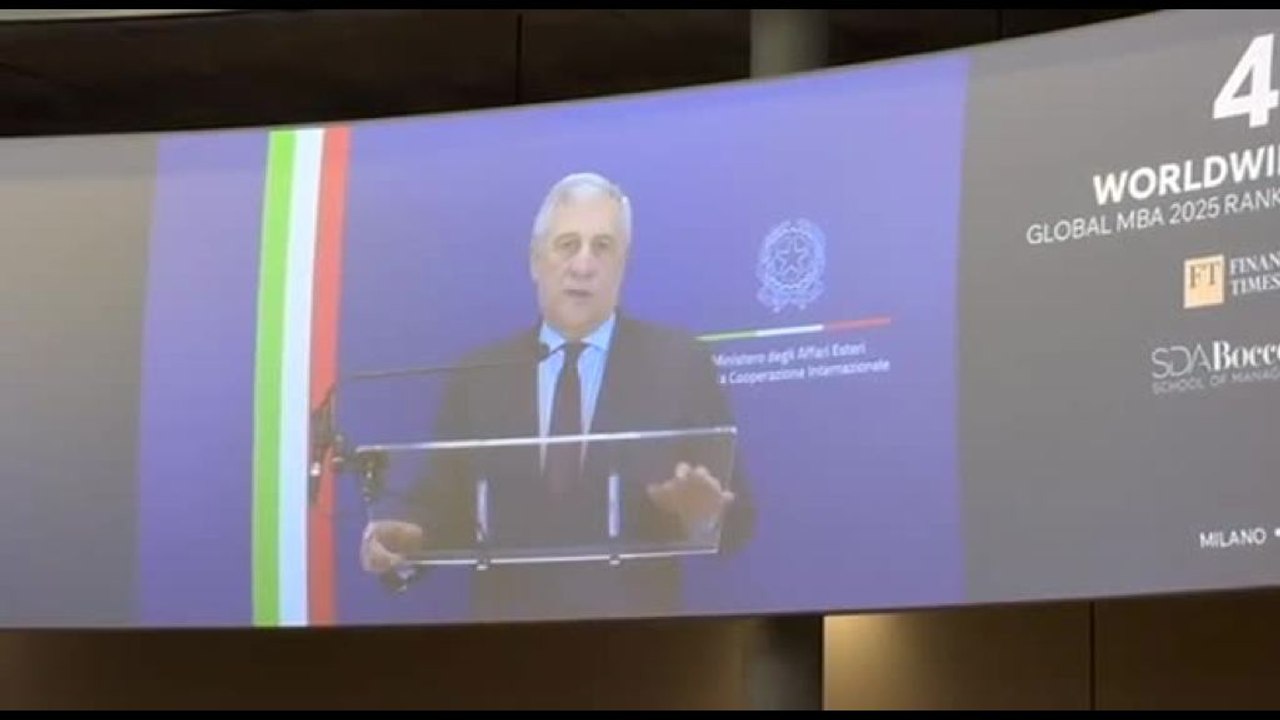 Tajani: la sicurezza non è più solo questione di difesa
