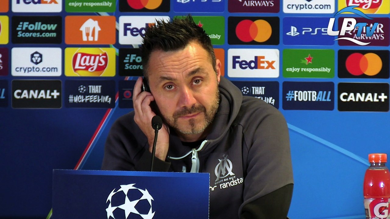 Conférence de presse de Roberto De Zerbi avant Liverpool