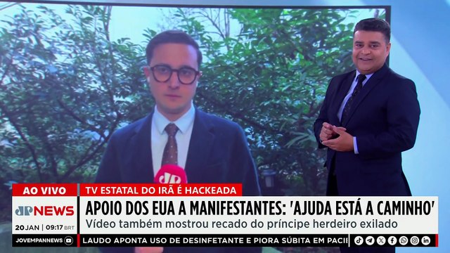 TV estatal do Irã é hackeada e exibe mensagem sobre apoio dos EUA a manifestantes