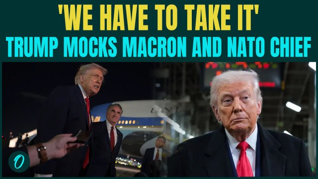 Trump Full Speech On Greenland: Trump Ignites Crisis Mocking Macron, Shares Private NATO Messages