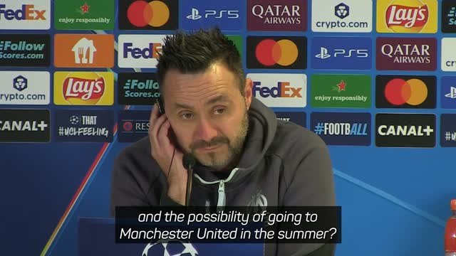 'Focus totally on Marseille' - De Zerbi plays down Manchester United links