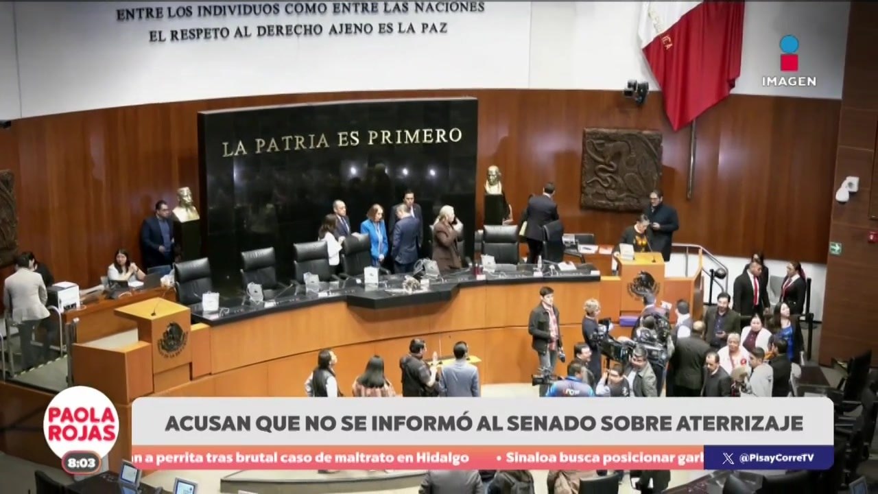 Senado reclama falta de información por aterrizaje del avión de EUA | DPC con Paola Rojas