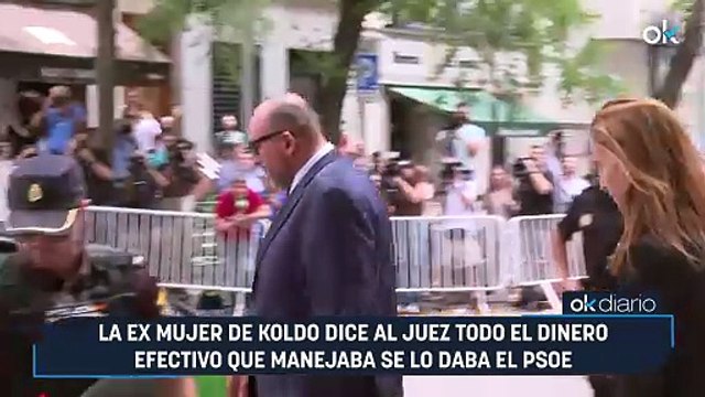 La ex mujer de Koldo dice al juez todo el dinero efectivo que manejaba se lo daba el PSOE