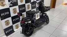 Bicicleta elétrica furtada é recuperada no bairro Floresta em Cascavel