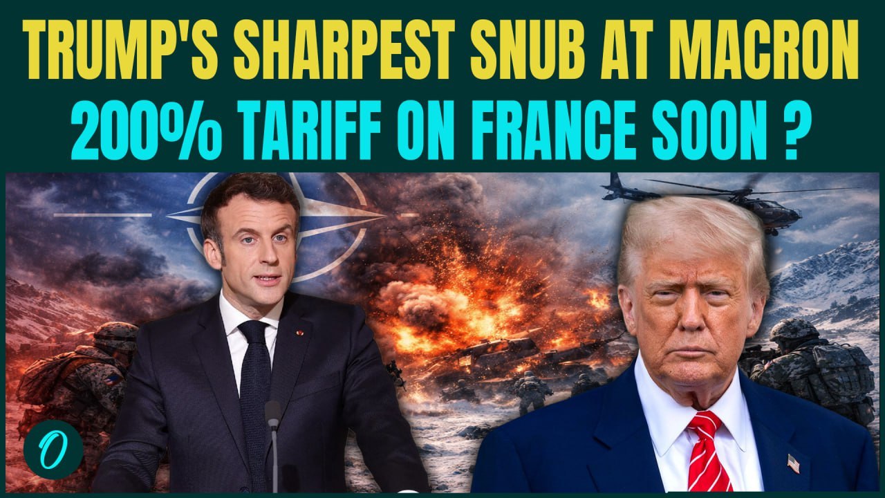 Trump vs Macron ERUPTS: 200% Tariffs on French Wine, Leaked Private Chats And Greenland Open Clash