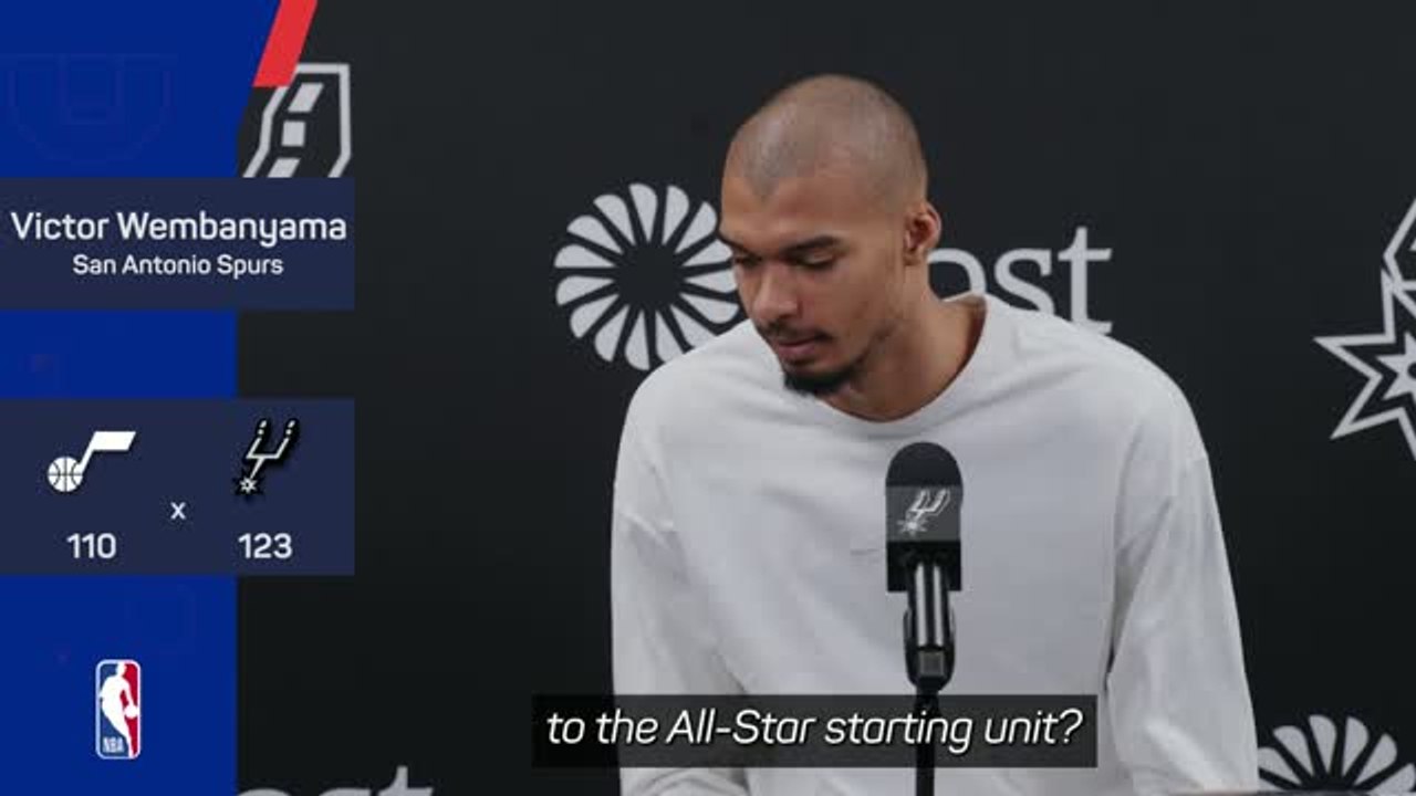 Wembanyama 'wasn't sure' he'd be named an NBA All-Star starter