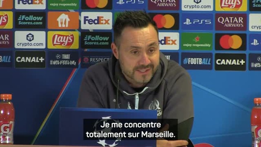 Mercato OM : Roberto De Zerbi sur les rumeurs qui l'envoient à Manchester - "Nous en reparlerons"