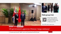 Chinese mega-embassy in London approved by UK government | BBC News