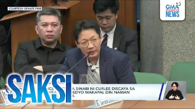 Sec. Vince Dizon sa sinabi ni Curlee Discaya sa Senate hearing: Medyo makapal din naman talaga ang mukha | Saksi