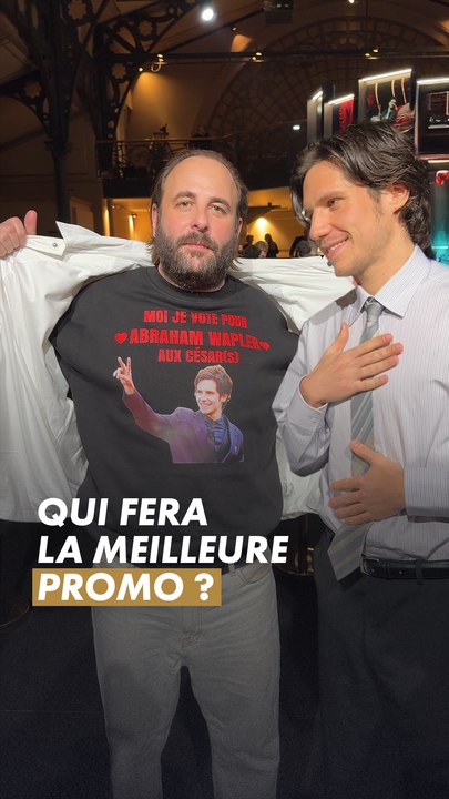 On a demandé aux parrains marraines des César de vendre leur filleul et ça fait chaud au coeur 🥹