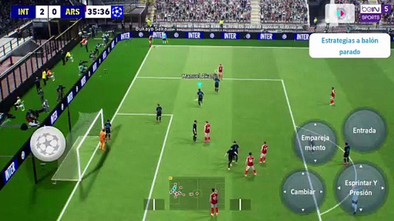 EFOOTBALL 2026 MOBILE - CHAMPIONS LEAGUE 25/26 - INTER DE MILÁN vs. ARSENAL | GAMEPLAY [60 FPS]