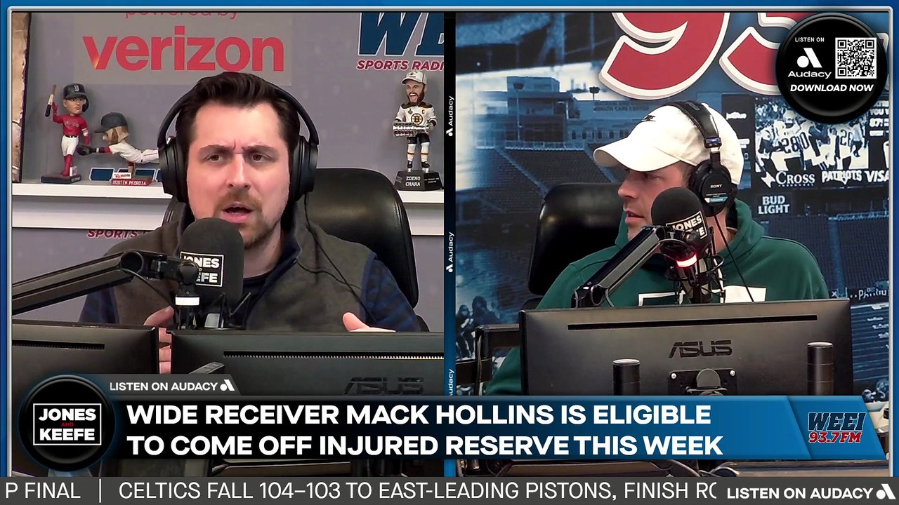 The Patriots have enough at Wide Receiver, but Mack Hollins would be a MASSIVE boost | Jones & Keefe