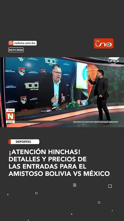 ¡Atención, hinchas! Ya está disponible toda la información sobre la venta de entradas para el partido amistoso Bolivia vs México.