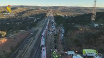 Recuperan los tres cadáveres atrapados en el tren Alvia accidentado en Adamuz, Córdoba