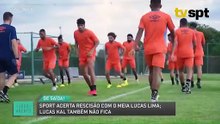 Sport acerta recisão com o meia Lucas Lima; Lucas Kal também não fica