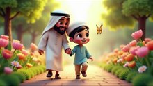 My Father, My Hero 💙 | Islamic Kids Nasheed | Rayyan Learns Respect / My Father My Hero