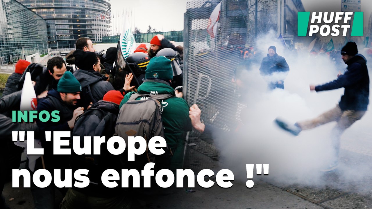 Mercosur : Devant le Parlement européen, des heurts entre agriculteurs en colère et forces de l’ordre