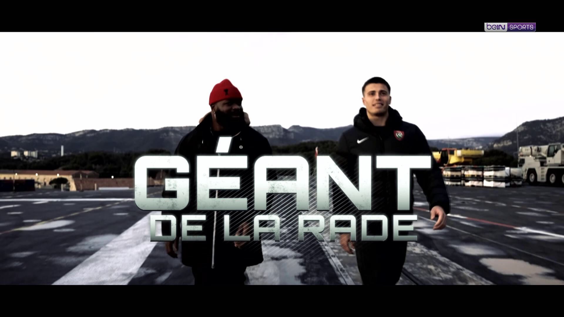 Géant de la Rade - D.Priso et G.Dréan à bord du porte-avions Charles de Gaulle