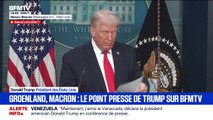 En conférence de presse depuis la Maison Blanche, Donald Trump déclare que 