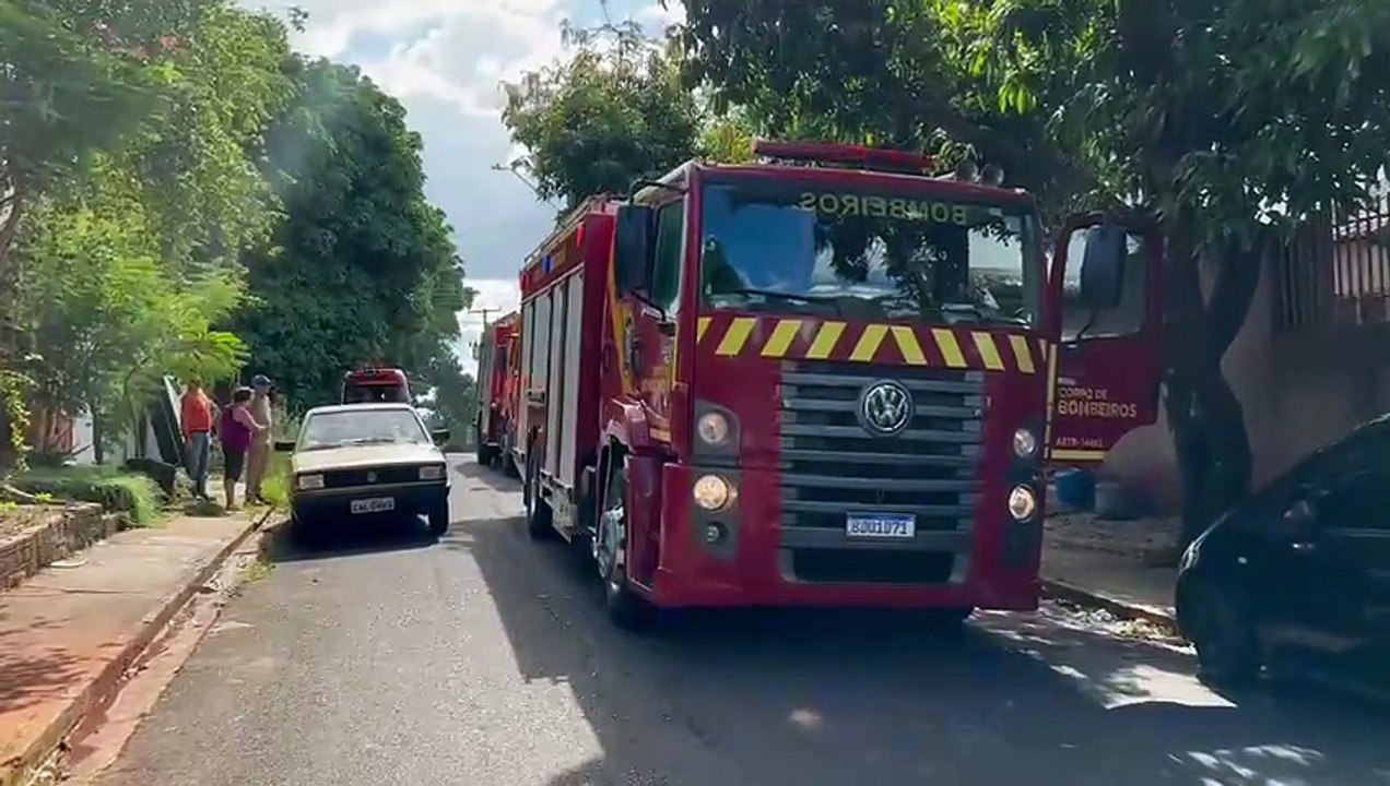 Incêndio atinge lavanderia de residência no Jardim Guarani, em Umuarama