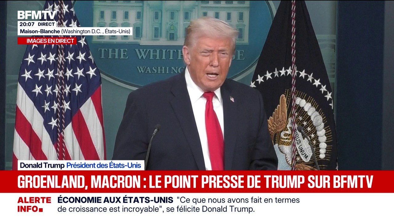 "1,2 million d'Américains sont sortis de la dépendance alimentaire", se félicite Donald Trump en conférence de presse depuis la Maison Blanche
