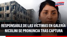 Responsable de las víctimas en galería Nicolini se pronuncia tras captura: 