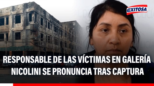 Responsable de las víctimas en galería Nicolini se pronuncia tras captura: Fue algo fortuito, somos inocentes