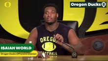 Oregon Ducks discuss what the offensive line has improved on
