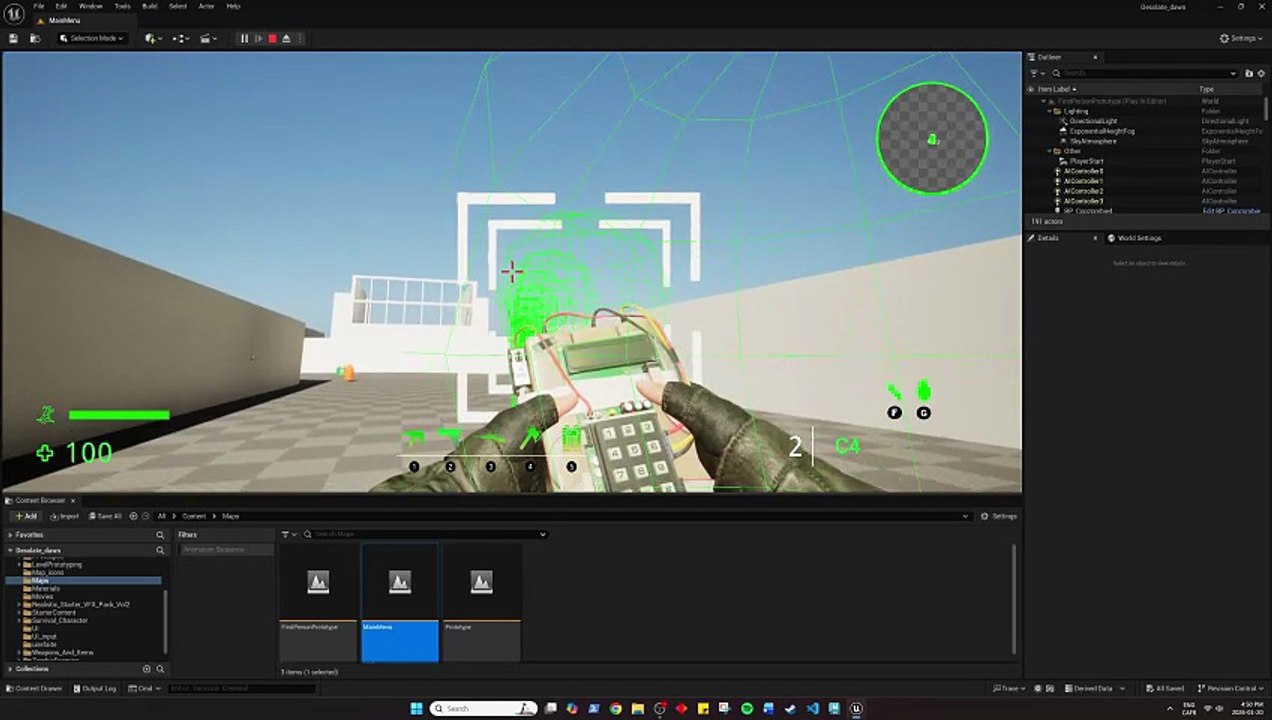 FPS part 1 Unreal Engine game design controller support and keyboard