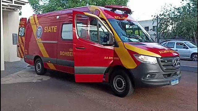 Motociclista fica ferida após queda no bairro Morumbi, em Cascavel