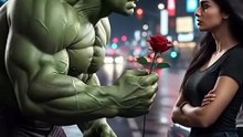 Hulk apny girlfriend ko propose karty huwy gussa ho gya